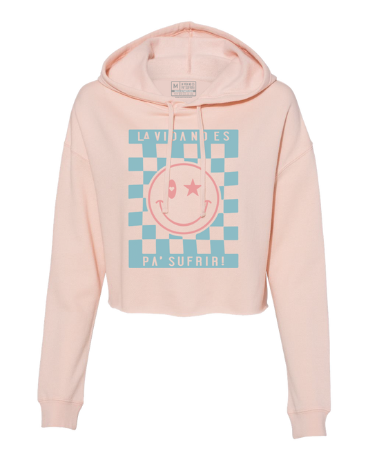 Happy Crop Hoodie